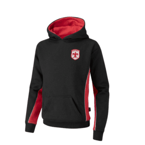 PE Black and red hoodie